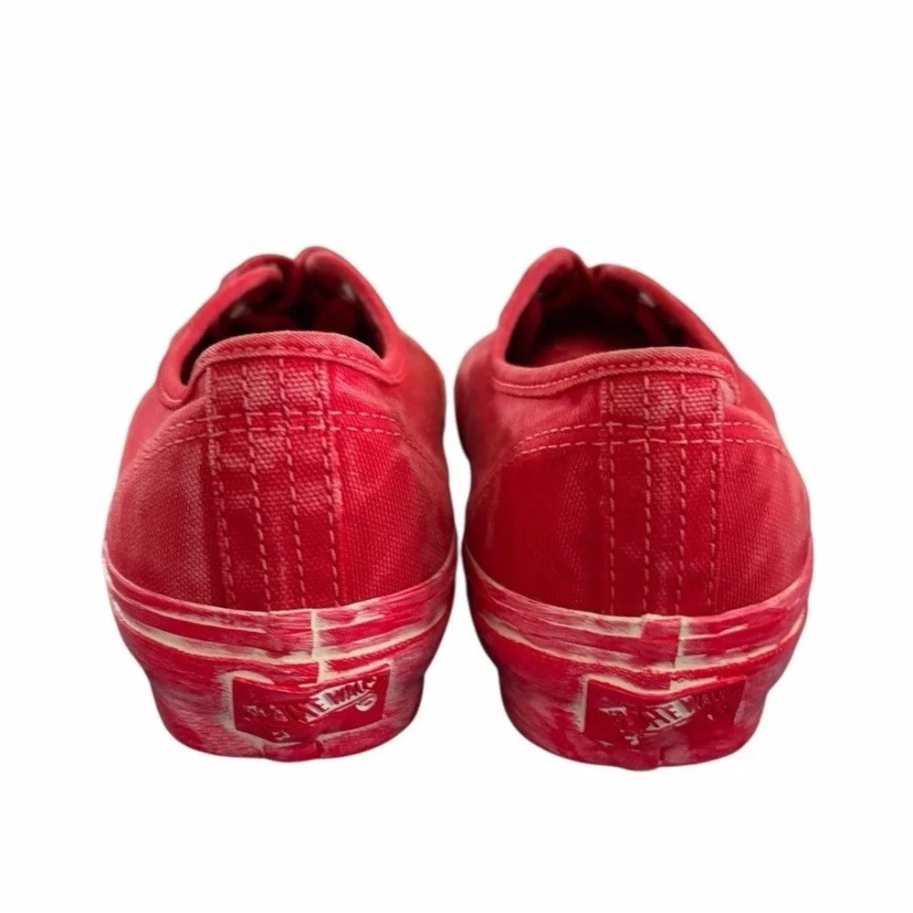 Vans‎ OTW Authentic Reissue 44 Red Painted Art Women's 8 New No Box